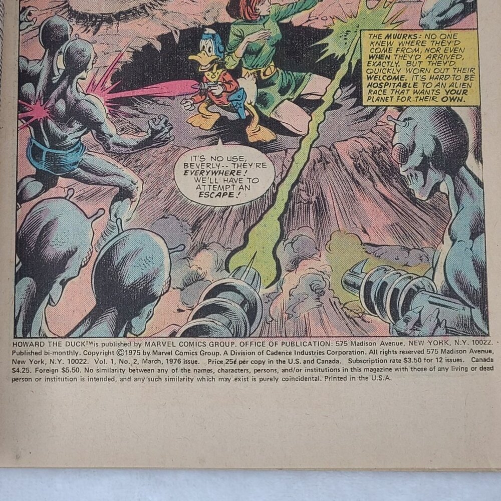 Howard the Duck 2 Marvel Comics 1976 FN Bronze Age - Picture 4 of 16